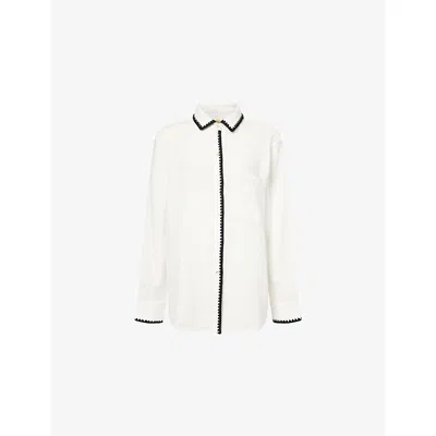RAILS WOMENS RAILS X LSPACE IDANIA STITCH COTTON SHIRT