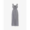 Rails Jordie Midi Dress In Black And White Gingham In Gray
