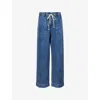 Rails Womens Ryan Wide-leg Denim-blend Trousers Classic Blue Xs In Classic Blue