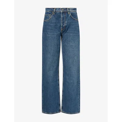 Rails Womens Del Mar Boyfriend Wide-leg Denim Jeans Upstream