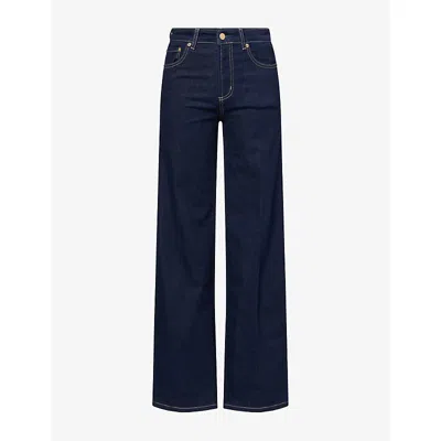 Rails Womens Getty Wide-leg Denim Jeans After Hours