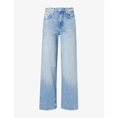 Rails Womens Getty Wide-leg Denim Jeans Wild West