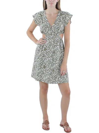 Rails Womens Printed Short Shift Dress In Multi
