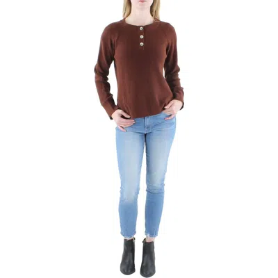 Rails Womens Ribbed Trim Knit Pullover Sweater In Multi