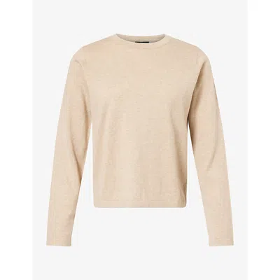 Rails Womens Round-neck Cotton-blend T-shirt Heather Oat In Neutral