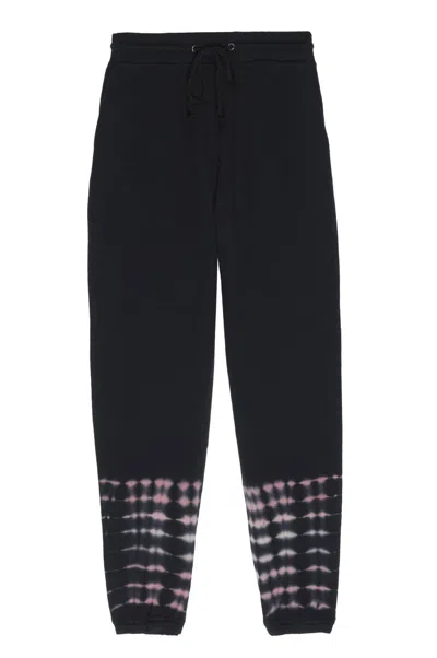 Rails Womens Sweatpants Kingston In Black Petal Tie Dye