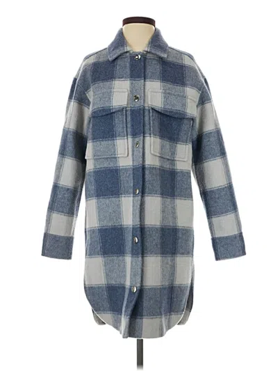 Pre-owned Rails Wool Coat In Blue