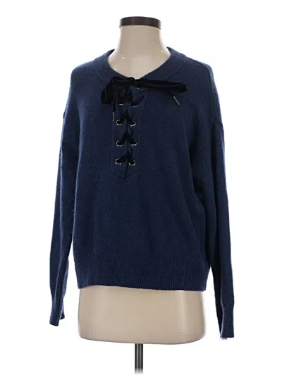 Pre-owned Rails Wool Pullover Sweater In Blue