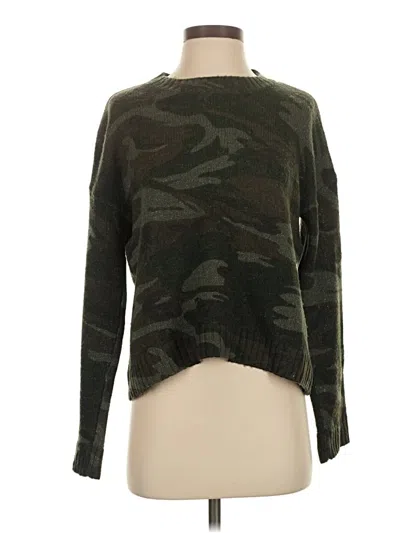 Pre-owned Rails Wool Pullover Sweater In Green