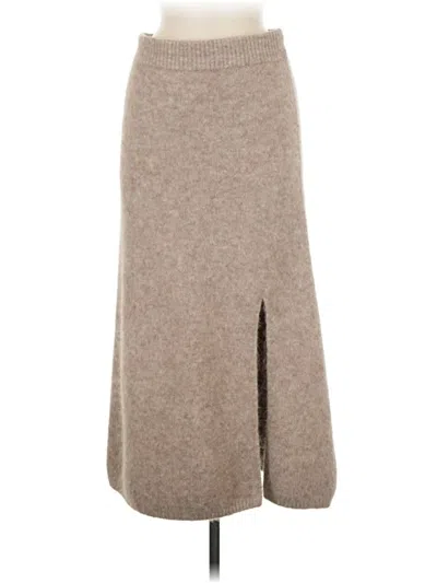 Pre-owned Rails Wool Skirt In Brown