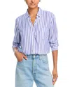 Rails Button Front Shirt In Blue White