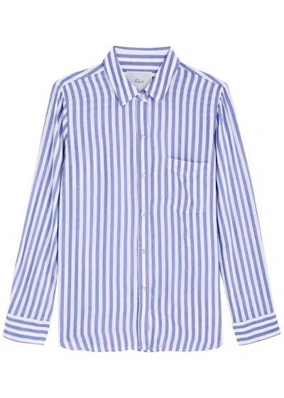 Rails Wren Striped Woven Shirt In Blue