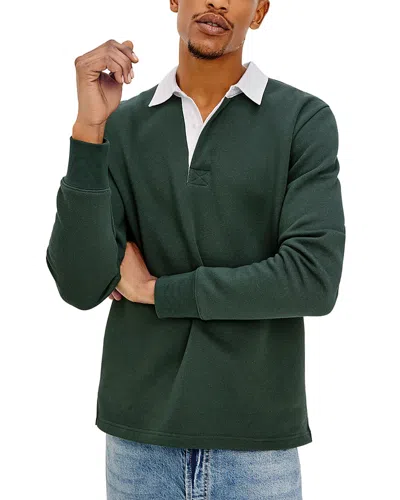 Rails Wright Relaxed Fit Solid Rugby Shirt In Multi