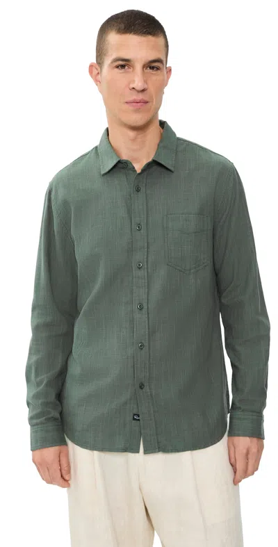 Rails Wyatt Button Down Shirt Pine Etch In Green