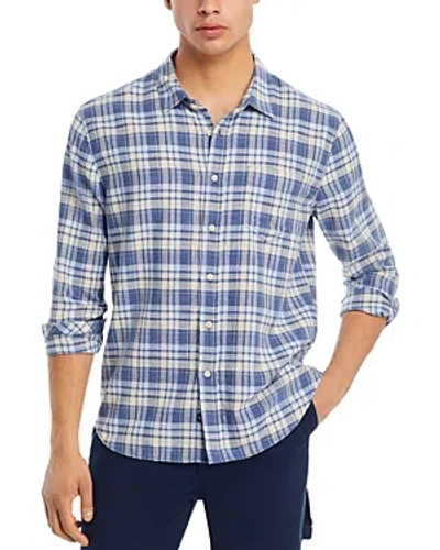 Rails Wyatt Cotton Regular Fit Button Down Shirt In Navy Sorghum Oxford