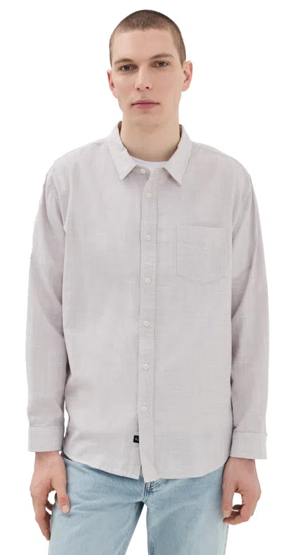 Rails Wyatt Relaxed Fit Shirt Tahini Etch