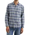 Rails Wyatt Shirt In Navy Sorghum Oxford In Multi