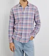 Rails Wyatt Shirt In Ruby Seadragon In Purple