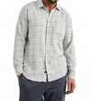 Rails Wyatt Shirt In Tapir Agave Melange In Gray
