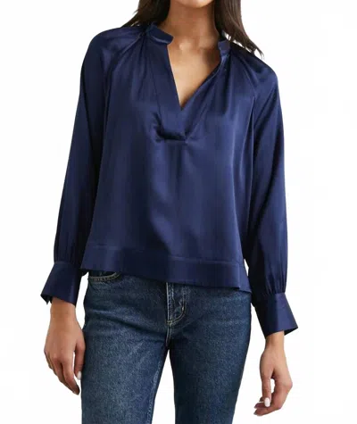 Rails Wynna Long Sleeve Blouse - Plus In Navy In Blue