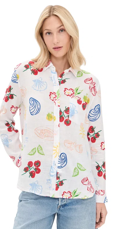 Rails X Giadzy Charli Button Down Shirt White Antipasti