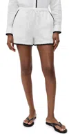Rails X Lspace Sunny Shorts Black Blanket Stitch In Gray