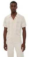 Rails Yates Crochet Shirt Cream
