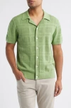 Rails Yates Notched Collar Short Sleeve Shirt In Green