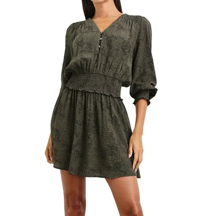 Rails Zana Dress In Olive Pebble In Multi