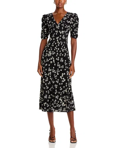 Rails Zariah Printed Midi Dress In Noir Floral