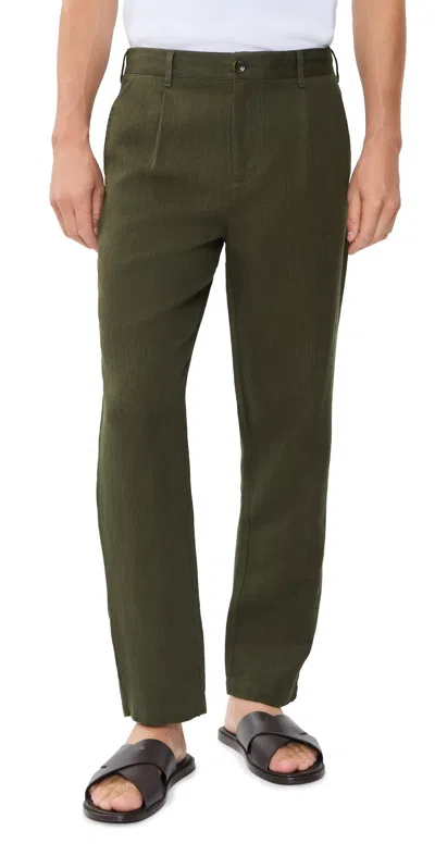 Rails Zimmer Herringbone Pants Deep Olive