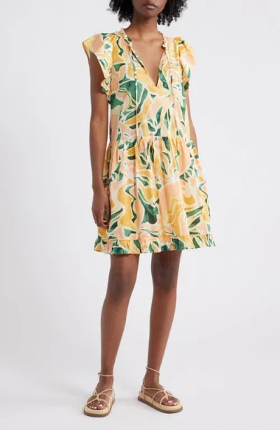 Rails Zinnia Abstract Print Cotton Dress