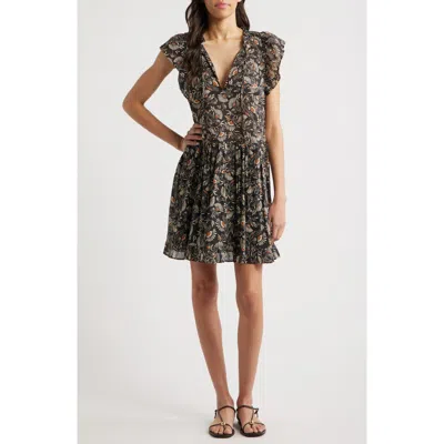 Rails Zinnia Floral Print Minidress In Cassia