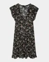 Rails Zinnia Floral Print Minidress In Cassia
