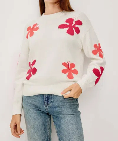 Rails Zoey Essential Knit Sweater In Kauai In White