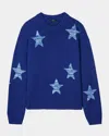 Rails Zoey Star Crewneck Sweater In Cobalt Galaxy