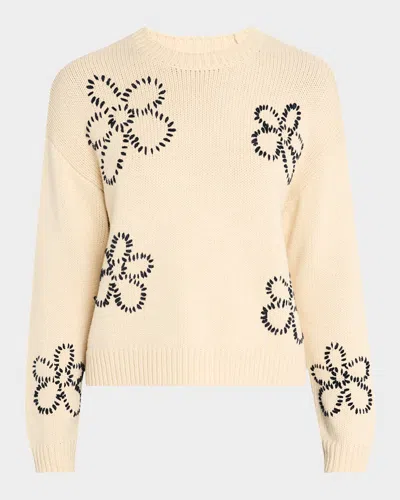 RAILS ZOEY STITCHED DAISY SWEATER