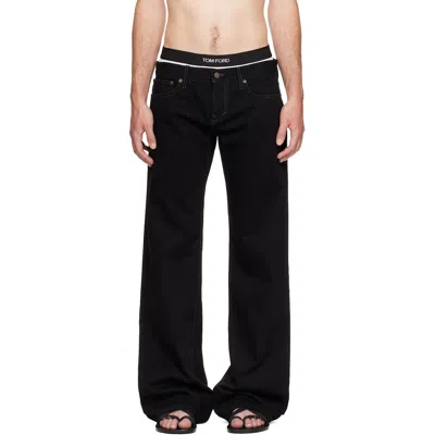 Raimundo Langlois Black Bootcut Jeans