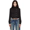 Raimundo Langlois Black Button Front Zip Jacket In Black