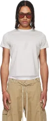 Raimundo Langlois Taupe Short Sleeve Crewneck T-shirt In Taupe