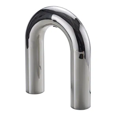Pre-owned Rain Arco Lamp, Silver, By , Contemporary Table Lamp, Stainless Steel In Transparent