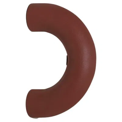 Pre-owned Rain Arco Lamp, Terracotta, By , Contemporary Wall Lamp, Stainless Steel In Brown