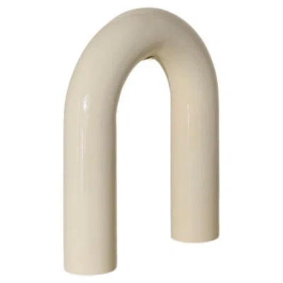 Pre-owned Rain Arco Lamp, White, By , Contemporary Table Lamp, Stainless Steel In Sand