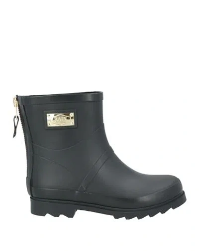 Rain By Lund Woman Ankle Boots Black Size 8 Rubber