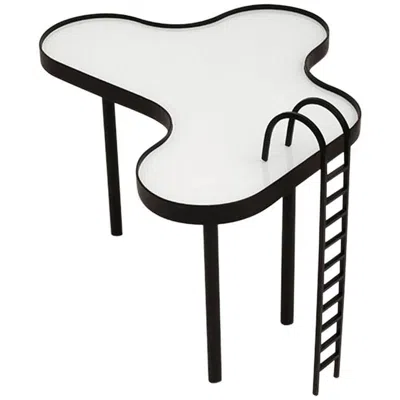 Pre-owned Rain Contemporary Swimming Pool Table By , Small Side Table In Gray