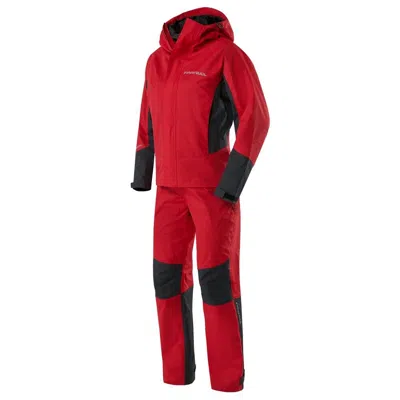 Pre-owned Rain Finntrail Sierra Red 3450 Ultralight Women  Suit For Outdoor