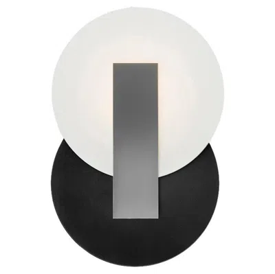 Pre-owned Rain Orbe Wall Lamp Small, By , Contemporary Lamp, Brass & Aluminium, Black