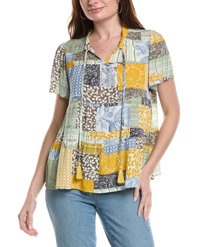 Rain + Rose Blouse In Multi