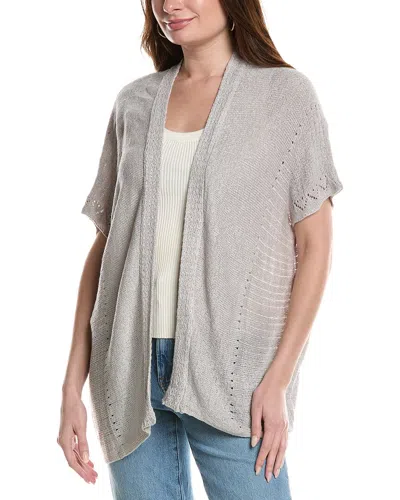 Rain + Rose Cardigan In Gray