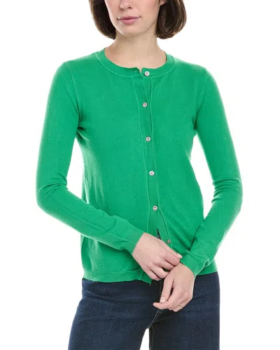 Rain + Rose Cardigan In Green